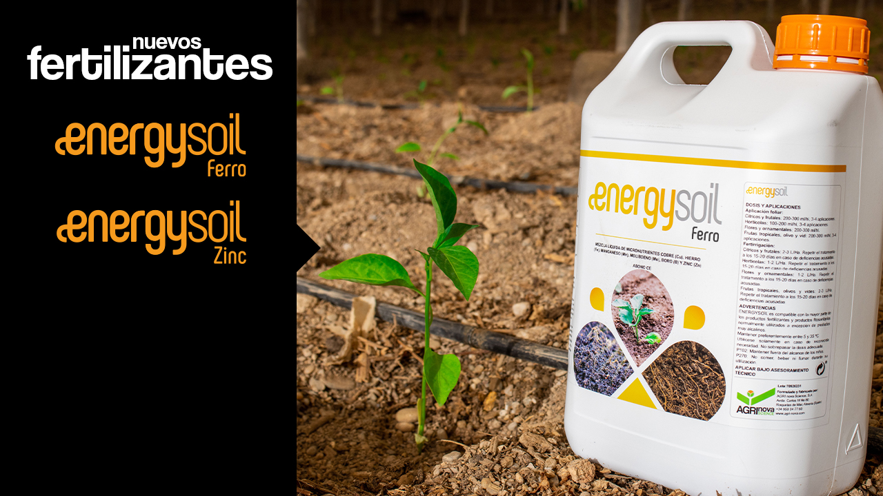 Nuevos fertilizantes especiales Energysoil ferro y Energysoil zinc